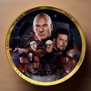 Hamilton Collection Star Trek Next Generation Plate Collection Plate No. 3803c